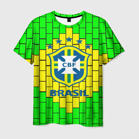 Мужская футболка 3D с принтом Сборная Бразилии в Кировске, 100% полиэфир | прямой крой, круглый вырез горловины, длина до линии бедер | brazil | neymar | бразилия | коутиньо | марсело | неймар | роберто карлос | роналдиньо | роналдо | сборная бразилии | спорт | футбол | чемпионат мира