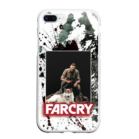 Чехол для iPhone 7Plus/8 Plus матовый с принтом FARCRY WOLF в Кировске, Силикон | Область печати: задняя сторона чехла, без боковых панелей | Тематика изображения на принте: far cry | far cry 5 | far cry new dawn | far cry primal | farcry | fc 5 | fc5 | game | new dawn | primal | игры | постапокалипсис | фар край | фар край 5