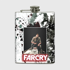 Фляга с принтом FARCRY WOLF в Кировске, металлический корпус | емкость 0,22 л, размер 125 х 94 мм. Виниловая наклейка запечатывается полностью | Тематика изображения на принте: far cry | far cry 5 | far cry new dawn | far cry primal | farcry | fc 5 | fc5 | game | new dawn | primal | игры | постапокалипсис | фар край | фар край 5