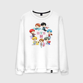 Мужской свитшот хлопок с принтом BTS Toys BT21 БТС БТ21 в Кировске, 100% хлопок |  | bangtan | bangtan boys | beyond the scene | bt21 | bts | bts toys | carton | бангтан | бт21 | бтс | группа бтс