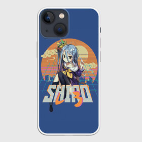 Чехол для iPhone 13 mini с принтом Shiro princess в Кировске,  |  | anime | no game no life | shiro | аниме | анимэ | без игры жизни нет | пустые | сиро | сора