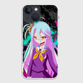 Чехол для iPhone 13 mini с принтом Малышка Широ в Кировске,  |  | anime | no game no life | аниме | анимэ | без игры жизни нет | пустые | сиро | сора | тэта | широ