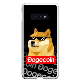 Чехол для Samsung S10E с принтом DOGECOIN / DOGE / ДОГИКОИН в Кировске, Силикон | Область печати: задняя сторона чехла, без боковых панелей | crypto | cryptocurrency | doge | dogecoin | elon mask | trading | биржа криптовалют | доги | догикоин | илон маск | криптовалюта | мем | трейдинг.