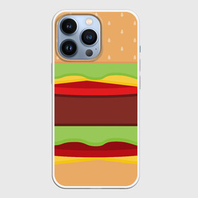 Чехол для iPhone 13 Pro с принтом Бутерброд в Кировске,  |  | background | burger | fast food | food | hamburger | sandwich | texture | будет | бургер | бутерброд | гамбургер | еда | текстура | фастфуд | фон
