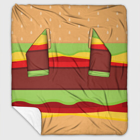 Плед с рукавами с принтом Бутерброд в Кировске, 100% полиэстер | Закругленные углы, все края обработаны. Ткань не мнется и не растягивается. Размер 170*145 | background | burger | fast food | food | hamburger | sandwich | texture | будет | бургер | бутерброд | гамбургер | еда | текстура | фастфуд | фон