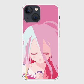 Чехол для iPhone 13 mini с принтом Милая Широ в Кировске,  |  | anime | no game no life | аниме | анимэ | без игры жизни нет | пустые | сиро | сора