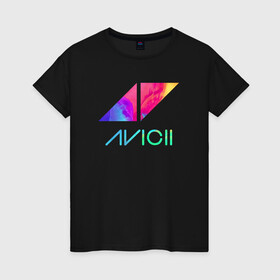 Женская футболка хлопок с принтом AVICII RAINBOW в Кировске, 100% хлопок | прямой крой, круглый вырез горловины, длина до линии бедер, слегка спущенное плечо | avicii | beatport | club | dj | edm | electro | eq | house | levels | music | production | radio | techno | top | trance | ависи | авичи | дискотека | звезда | клуб | музыка | музыкант | продюссер | радио | фестиваль | швеция | эквалайзер