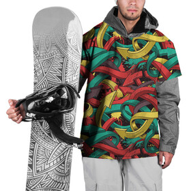Накидка на куртку 3D с принтом Граффити стрелки в Кировске, 100% полиэстер |  | Тематика изображения на принте: graffiti | hip hop | rap | street | style | urban | граффити | стрелки | улица | урбан | хип хоп