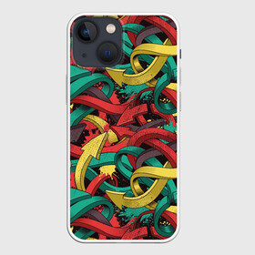 Чехол для iPhone 13 mini с принтом Граффити стрелки в Кировске,  |  | graffiti | hip hop | rap | street | style | urban | граффити | стрелки | улица | урбан | хип хоп