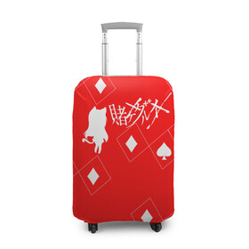 Чехол для чемодана 3D с принтом Юмэко | Yumeko Kakegurui в Кировске, 86% полиэфир, 14% спандекс | двустороннее нанесение принта, прорези для ручек и колес | excitement | kakegurui | kакэгуруи | mad | maps | yumeko | азарт | безумный | карты | юмэко