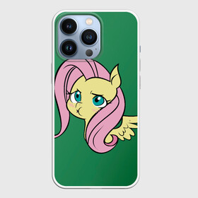 Чехол для iPhone 13 Pro с принтом Милая Флаттершайн в Кировске,  |  | my little pony | весёлая пинки пай | добрая флаттершайн | дружба это чудо | единорог | единороги | май литл пони | мульт | мультфильм | радуга дэш | селестия | спайк | сумеречная искорка | честная эплджек