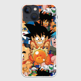 Чехол для iPhone 13 mini с принтом Dragon Ball (главные герои) в Кировске,  |  | anime | dragon ball | dragon ball z | goku | аниме | драконий жемчуг | жемчуг дракона | манга | сайян | сон гоку