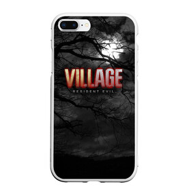 Чехол для iPhone 7Plus/8 Plus матовый с принтом Resident Evil: Village $$$ в Кировске, Силикон | Область печати: задняя сторона чехла, без боковых панелей | alsina dimitrieska | darkness | game | inscription resident evil: village | moon | print resident evil: village | village | альсина димитриеска | деревня | игра | луна | надпись resident evil: village | принт resident evil: village | тьма