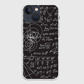 Чехол для iPhone 13 mini с принтом Алгебра и Геометрия в Кировске,  |  | алгебра | геометрия | графики | сложный формулы | формулы