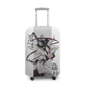 Чехол для чемодана 3D с принтом Шинобу и Мицури Kimetsu no Yaiba в Кировске, 86% полиэфир, 14% спандекс | двустороннее нанесение принта, прорези для ручек и колес | demon slayer | kamado | kimetsu no yaiba | nezuko | tanjiro | аниме | гию томиока | зеницу агацума | иноске хашибира | камадо | клинок | корзинная девочка | музан кибуцуджи | незуко | рассекающий демонов | танджиро | ш