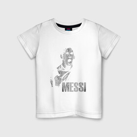 Детская футболка хлопок с принтом Messi Scream в Кировске, 100% хлопок | круглый вырез горловины, полуприлегающий силуэт, длина до линии бедер | argentina | barca | barcelona | football | lionel | messi | spain | sport | аргентина | барса | барселона | гол | золотой мяч | игрок | испания | камп ноу | лионель | месси | мяч | спорт | тренер | футбол | чемпион | чемпионат