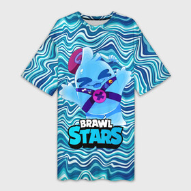 Платье-футболка 3D с принтом Сквик Squeak Brawl Stars в Кировске,  |  | bele | belle | brawl | brawl stars | brawlstars | brawl_stars | squeak | белле | белль | бель | бравл | бравлстарс | писк | сквик