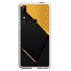 Чехол для Honor P Smart Z с принтом 3D BLACK & GOLD в Кировске, Силикон | Область печати: задняя сторона чехла, без боковых панелей | Тематика изображения на принте: 3d | 3д | gold | абстракция | золото | паттерн | соты | текстуры