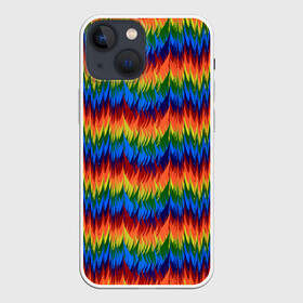 Чехол для iPhone 13 mini с принтом РАДУЖНАЯ КИСЛОТА в Кировске,  |  | acid | hippy | neon | rainbow | rasta | едкий | кислотный | летний | неоновый | радиоактивный | раста | солнечный | спектры | тепловизор | теплый | хиппи | яркий