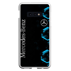 Чехол для Samsung S10E с принтом Mercedes Мерседес Неон в Кировске, Силикон | Область печати: задняя сторона чехла, без боковых панелей | Тематика изображения на принте: amg | auto | benz | blue | bmw | car | deutchland | germany | gts | mercedes | neon | авто | автомобиль | амг | бенз | бенц | бмв | германия | машина | мерседес | немецкий | неон | неоновые | неоновый | соты