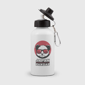 Бутылка спортивная с принтом Japan Kingdom of Pandas в Кировске, металл | емкость — 500 мл, в комплекте две пластиковые крышки и карабин для крепления | art | japanese | panda | retro look | style | vintage look | арт | винтаж | винтажный стиль | кингдом | королевство | королевство панд | крутая панда в очках | панда | пандочка | ретро стиль | рисунок панды | япония | 