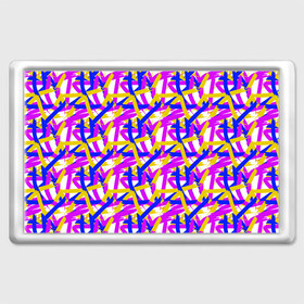 Магнит 45*70 с принтом абстракция из ярких полос в Кировске, Пластик | Размер: 78*52 мм; Размер печати: 70*45 | abstract | art | blue | bright | brush strokes | childrens | color | daub | drawing | geometry | gouache | isometry | lilac | pattern | stripes | three | yellow | абстрактный | гуашь | желтый | мазки кистью | мазня | полосы | синий | сиреневый | три | цве