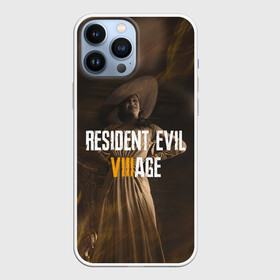 Чехол для iPhone 13 Pro Max с принтом RESIDENT EVIL VILLAGE | ЛЕДИ ДИМИТРЕСКУ (Z) в Кировске,  |  | horror | resident evil | resident evil 8 | village | демитреска | деревня | димитреску | леди димитреска | обитель зла | резидент эвил | ресидент евил | хоррор