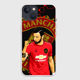 Чехол для iPhone 13 с принтом БРУНО ФЕРНАНДЕШ   ПОБЕДА в Кировске,  |  | bruno miguel borges fernandes | football | manchester united | sport | бруно фернандеш | манчестер юнайтед | спорт. | футбол