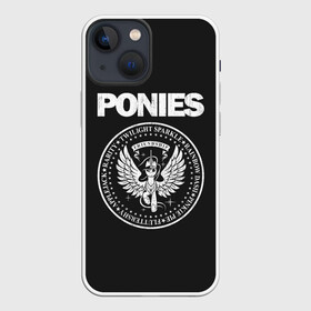 Чехол для iPhone 13 mini с принтом Pony x Ramones в Кировске,  |  | my little pony | ramones | дружба это чудо | единорог | единороги | май литл пони | мульт | мультфильм | рамонс | рок