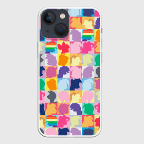 Чехол для iPhone 13 mini с принтом Команда пони в Кировске,  |  | my little pony | pattern | дружба это чудо | единорог | единороги | май литл пони | мульт | мультфильм | узор