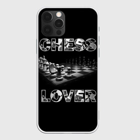 Чехол для iPhone 12 Pro Max с принтом Chess Lover | Любитель шахмат в Кировске, Силикон |  | Тематика изображения на принте: chess lover | любитель шахмат | шах и мат | шахматные фигуры | шахматы