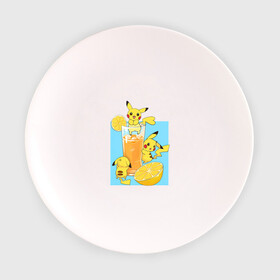 Тарелка с принтом Пикачу в лимонаде в Кировске, фарфор | диаметр - 210 мм
диаметр для нанесения принта - 120 мм | anime | picachu | pikachu | аниме | красная шапочка | милый | пика | пикачу | покебол | покемон