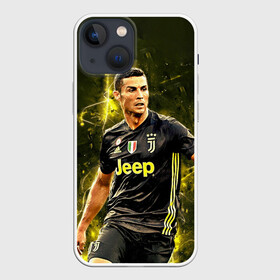 Чехол для iPhone 13 mini с принтом Cristiano Ronaldo (Juventus) в Кировске,  |  | 7 | cr | cr7 | cristiano | fc | fifa | footbal | juventus | madrid | portugal | real | ronaldo | soccer | криштиану | лига | мяч | мячик | поле | португалия | роналду | спорт | форма | футбол | футболист | футбольная | футбольный | чемпион |