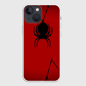 Чехол для iPhone 13 mini с принтом Паук 3D в Кировске,  |  | абстракция | екстура | илюстрация | искуство | культура | минимализм | нити | паук | паутина