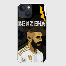 Чехол для iPhone 13 mini с принтом КАРИМ БЕНЗЕМА   РЕАЛ МАДРИД в Кировске,  |  | football | karim mostafa benzema | real madrid | sport | карим бензема | реал мадрид | сборная франции | спорт | футбол.