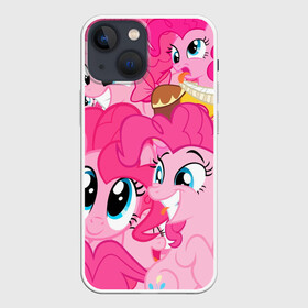 Чехол для iPhone 13 mini с принтом Pinkie Pie pattern в Кировске,  |  | my little pony | дружба это чудо | единорог | единороги | май литл пони | мульт | мультфильм