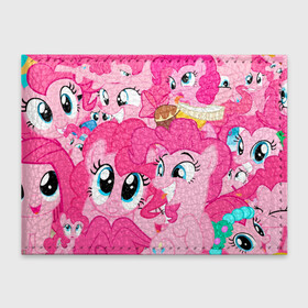 Обложка для студенческого билета с принтом Pinkie Pie pattern в Кировске, натуральная кожа | Размер: 11*8 см; Печать на всей внешней стороне | Тематика изображения на принте: my little pony | дружба это чудо | единорог | единороги | май литл пони | мульт | мультфильм