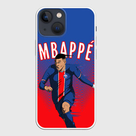 Чехол для iPhone 13 mini с принтом КИЛИАН МБАППЕ   KYLIAN MBAPPE в Кировске,  |  | football | kylian mbapp | lottin | sport | килиан мбаппе | пари сен жермен | сборная франции. | спорт | футбол