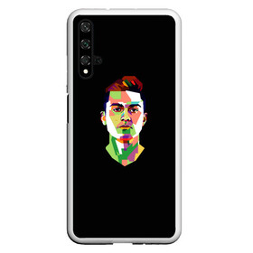 Чехол для Honor 20 с принтом Paulo Dybala Pop Art в Кировске, Силикон | Область печати: задняя сторона чехла, без боковых панелей | art | champion | dybala | football | form | institute | juventus | palermo | paulo | player | pop | soccer | uniform | дибала | институто | легенда | палермо | пауло | форма | футбол | футбола | футболист | чемпион | ювентус