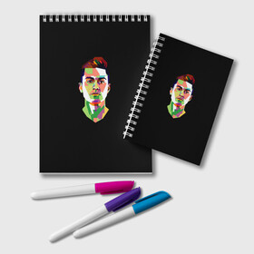 Блокнот с принтом Paulo Dybala Pop Art в Кировске, 100% бумага | 48 листов, плотность листов — 60 г/м2, плотность картонной обложки — 250 г/м2. Листы скреплены удобной пружинной спиралью. Цвет линий — светло-серый
 | art | champion | dybala | football | form | institute | juventus | palermo | paulo | player | pop | soccer | uniform | дибала | институто | легенда | палермо | пауло | форма | футбол | футбола | футболист | чемпион | ювентус