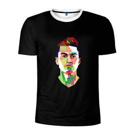 Мужская футболка 3D спортивная с принтом Paulo Dybala Pop Art в Кировске, 100% полиэстер с улучшенными характеристиками | приталенный силуэт, круглая горловина, широкие плечи, сужается к линии бедра | Тематика изображения на принте: art | champion | dybala | football | form | institute | juventus | palermo | paulo | player | pop | soccer | uniform | дибала | институто | легенда | палермо | пауло | форма | футбол | футбола | футболист | чемпион | ювентус