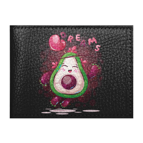 Обложка для студенческого билета с принтом Авокадо dreams в Кировске, натуральная кожа | Размер: 11*8 см; Печать на всей внешней стороне | avocado | cute | dream | fruit | heart | авокадо | милый | музыка | сердечко | сердце | фрукт