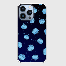 Чехол для iPhone 13 Pro с принтом Медузы в океане в Кировске,  |  | Тематика изображения на принте: animals | fish | ocean | sea | summer | бездна | вода | глубина | животные | звери | лето | медуза | море | морские жители | мультяшный | океан | под водой | подводный мир | природа | рыбка | рыбы | узор | фауна | фэнте