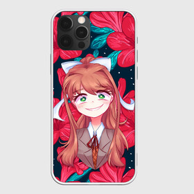 Чехол для iPhone 12 Pro Max с принтом Моника в цветах в Кировске, Силикон |  | anime | flower | game | games | monika | natsuki | sayori | yuri | аниме | визуальный роман | доки доки | игра | игры | литературный клуб | моника | нацуки | саёри | цветы | юри