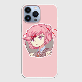 Чехол для iPhone 13 Pro Max с принтом Нацуки в Кировске,  |  | anime | game | games | monika | natsuki | sayori | yuri | аниме | визуальный роман | доки доки | игра | игры | литературный клуб | моника | нацуки | саёри | юри