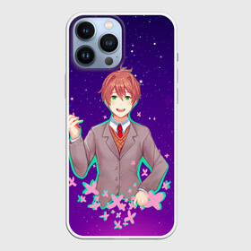 Чехол для iPhone 13 Pro Max с принтом Protagonist в Кировске,  |  | anime | game | games | monika | natsuki | sayori | yuri | аниме | визуальный роман | доки доки | игра | игры | литературный клуб | моника | нацуки | саёри | юри