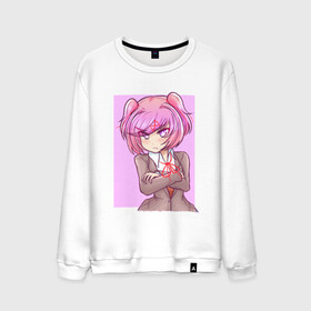 Мужской свитшот хлопок с принтом Angry Natsuki в Кировске, 100% хлопок |  | anime | game | games | monika | natsuki | sayori | yuri | аниме | визуальный роман | доки доки | игра | игры | литературный клуб | моника | нацуки | саёри | юри