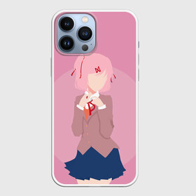 Чехол для iPhone 13 Pro Max с принтом Natsuki Art в Кировске,  |  | Тематика изображения на принте: anime | game | games | monika | natsuki | sayori | yuri | аниме | визуальный роман | доки доки | игра | игры | литературный клуб | моника | нацуки | саёри | юри