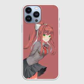 Чехол для iPhone 13 Pro Max с принтом Арт Моника в Кировске,  |  | anime | game | games | monika | natsuki | sayori | yuri | аниме | визуальный роман | доки доки | игра | игры | литературный клуб | моника | нацуки | саёри | юри