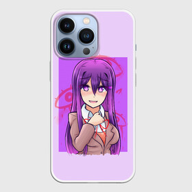 Чехол для iPhone 13 Pro с принтом Милая Юри в Кировске,  |  | anime | game | games | monika | natsuki | sayori | yuri | аниме | визуальный роман | доки доки | игра | игры | литературный клуб | моника | нацуки | саёри | юри